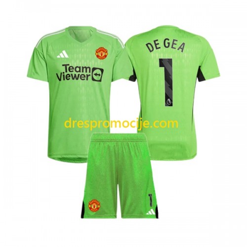 Manchester United De Gea 1 Dres Golmanski Dječji Domaći 2023/2024 Kratkih Rukava Manchester United De Gea 1 Dres Golmanski Dječji Domaći 2023/2024 Kratkih Rukava